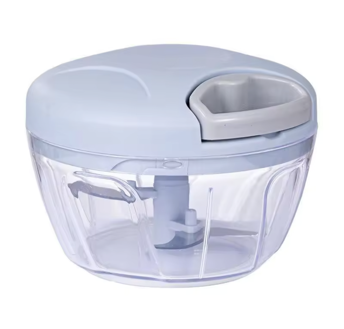 Manual Food Chopper | Multi-Blade Hand Processor & Blender