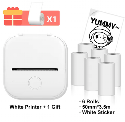 Mini Portable Thermal Printer – Wireless Inkless Pocket Printer