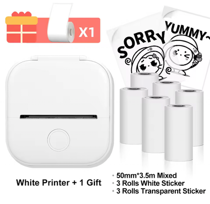 Mini Portable Thermal Printer – Wireless Inkless Pocket Printer