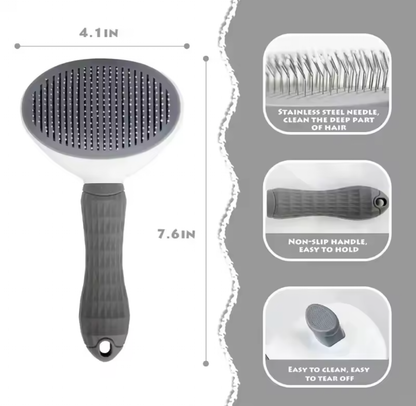 Self-Cleaning Pet Hair Brush
