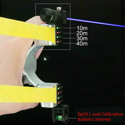 High-Precision Laser Slingshot – Professional Outdoor Hunting Catapult