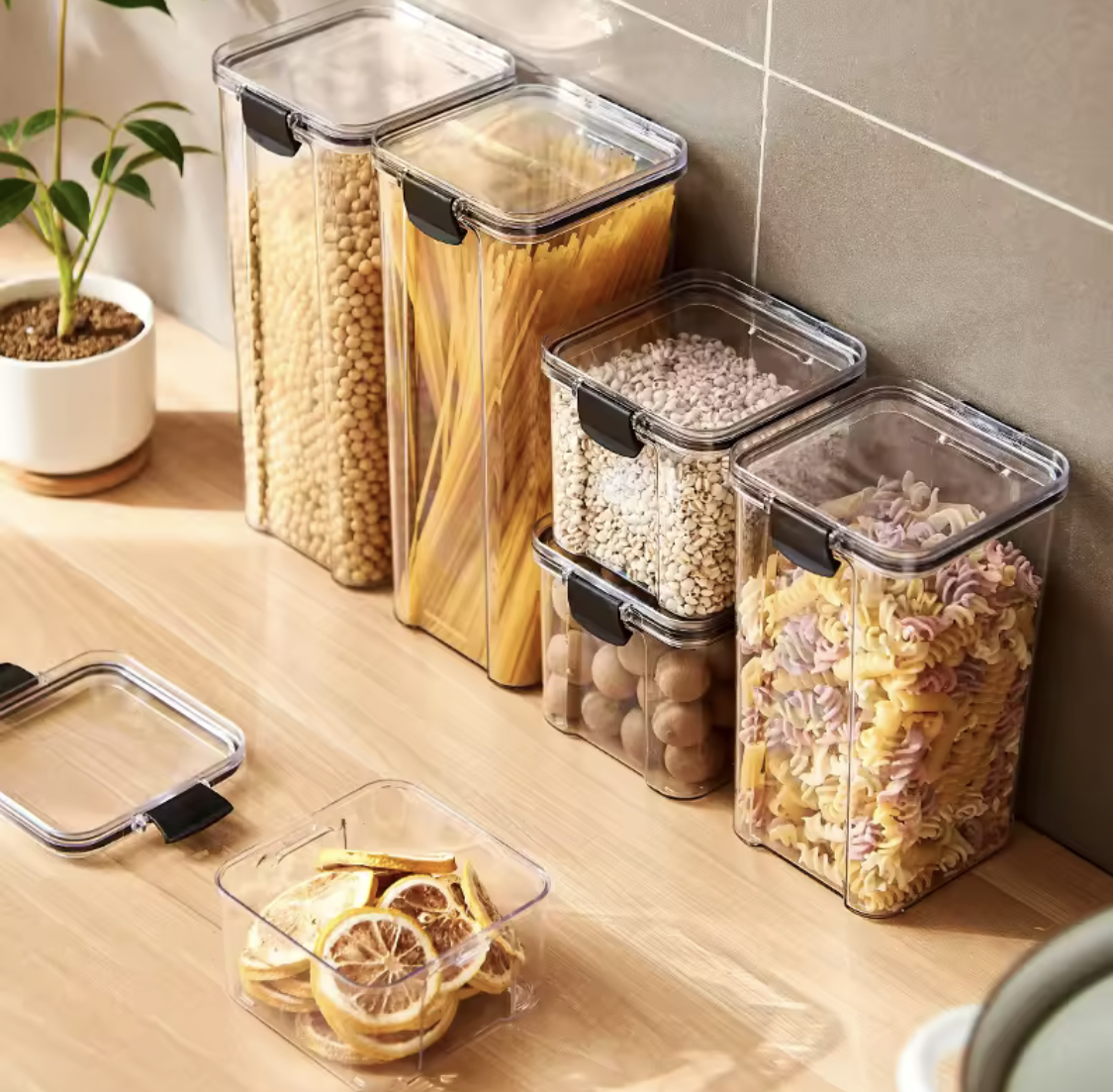Sealed Reusable Storage Organizers | Airtight Stacking Bins