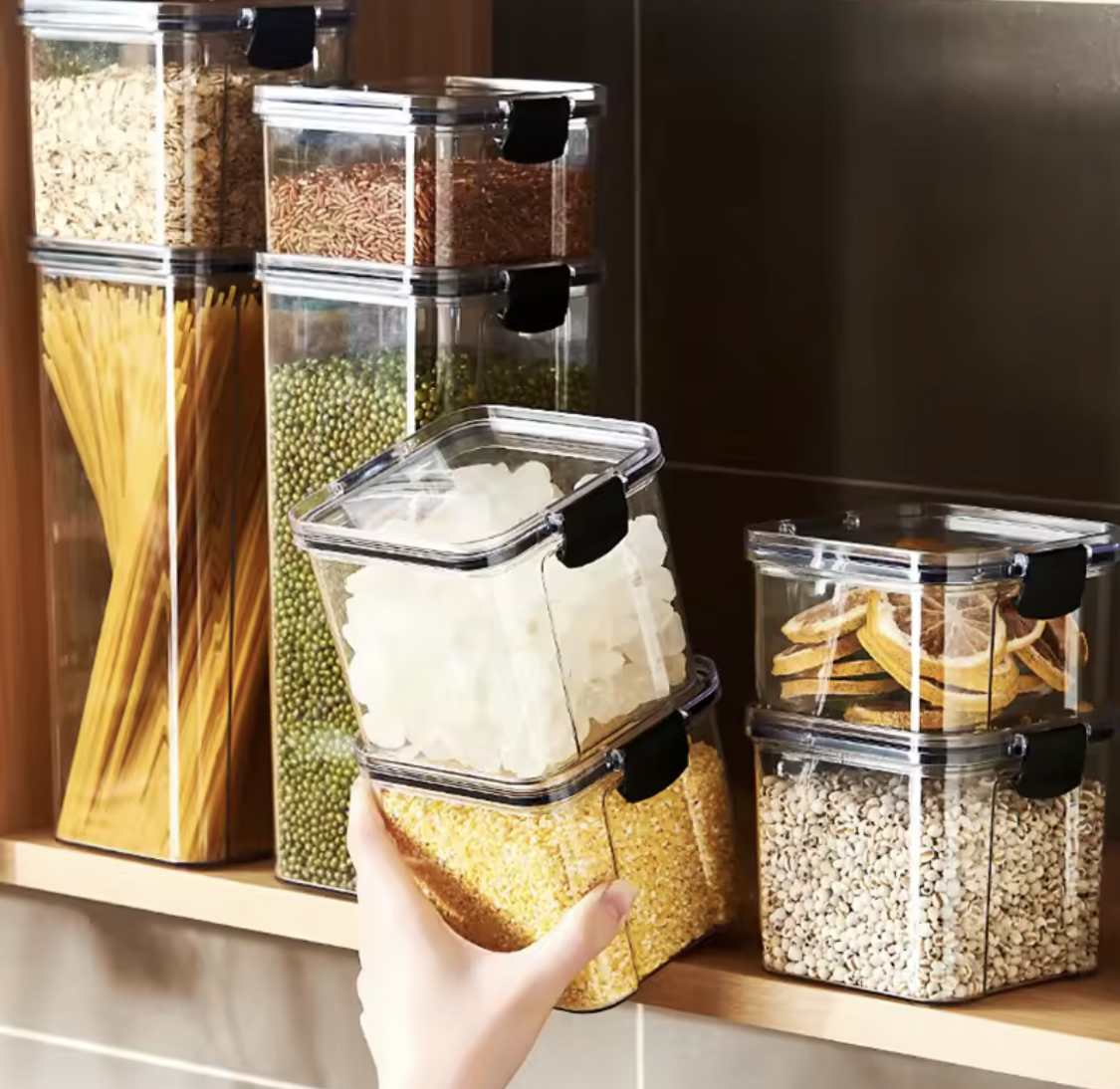 Sealed Reusable Storage Organizers | Airtight Stacking Bins