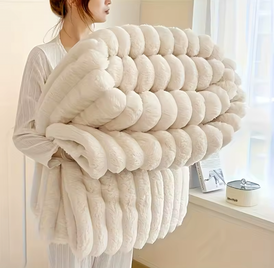 Thickened Multi-Use Throw | Premium Solid Color Blanket