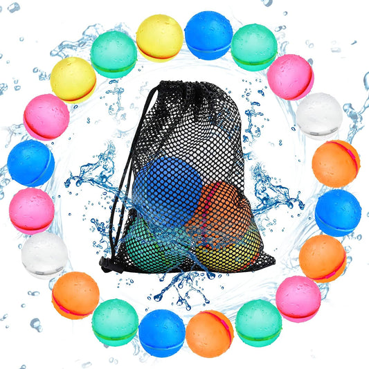 Reusable Water Balloons (12 Pack) – Quick Self-Sealing Magnetic Splash Balls