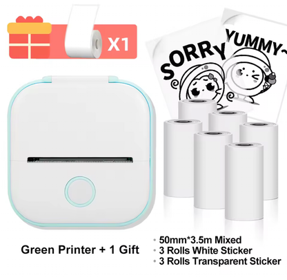 Mini Portable Thermal Printer – Wireless Inkless Pocket Printer