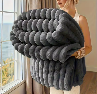 Thickened Multi-Use Throw | Premium Solid Color Blanket