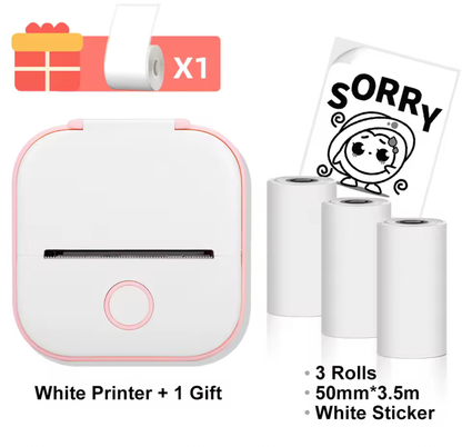 Mini Portable Thermal Printer – Wireless Inkless Pocket Printer