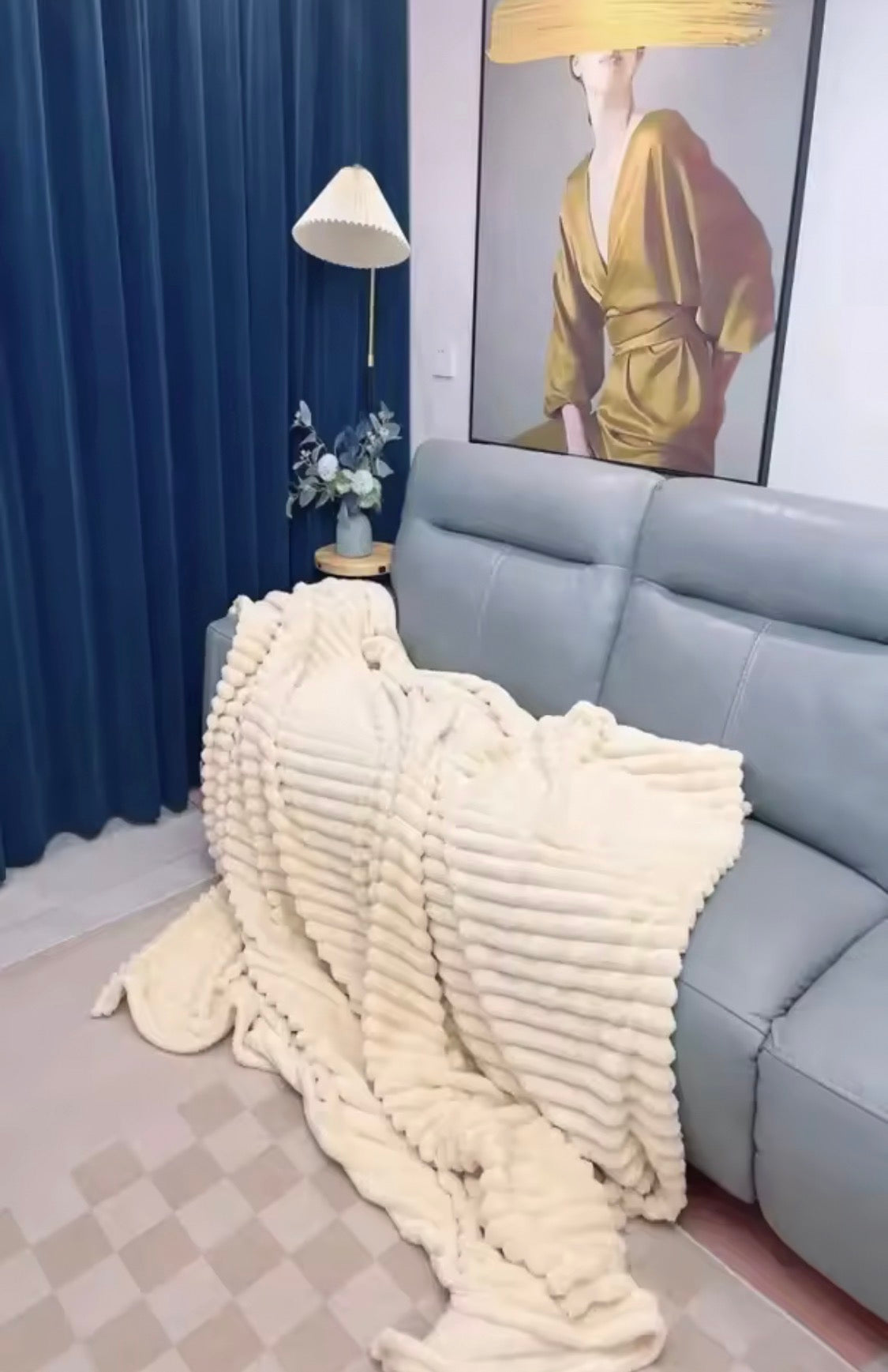 Thickened Multi-Use Throw | Premium Solid Color Blanket