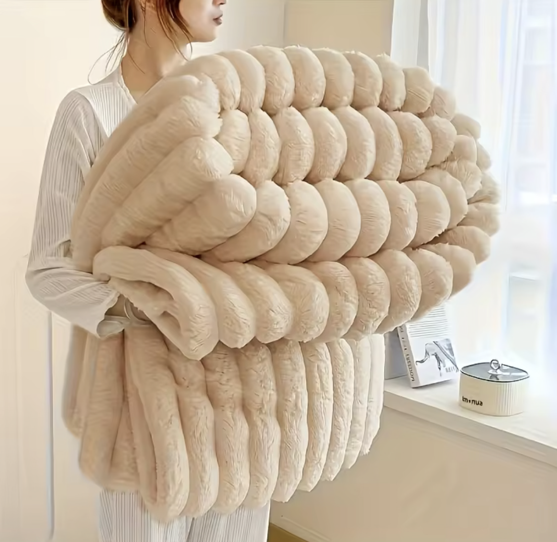 Thickened Multi-Use Throw | Premium Solid Color Blanket