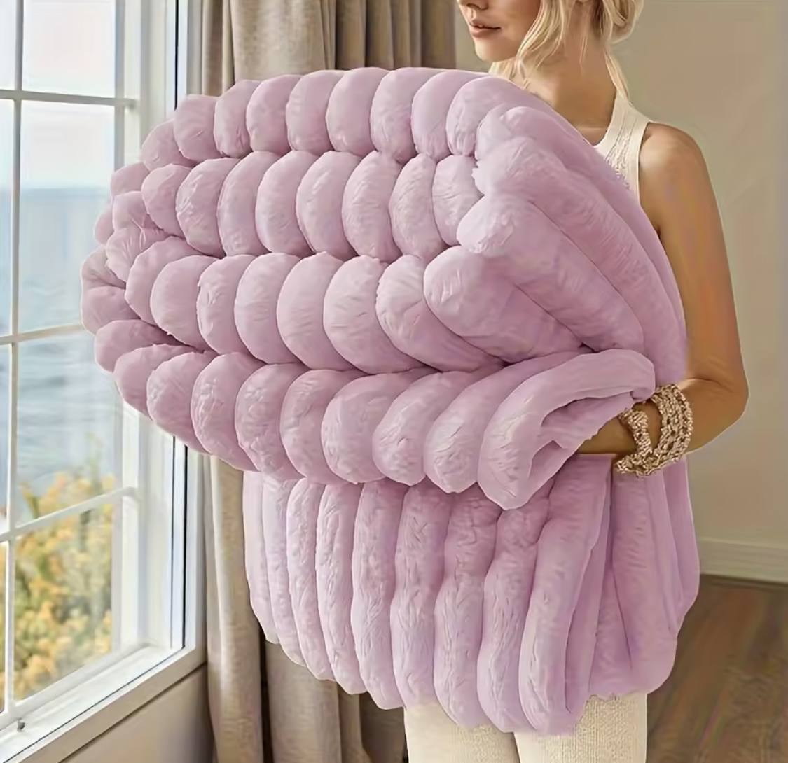 Thickened Multi-Use Throw | Premium Solid Color Blanket