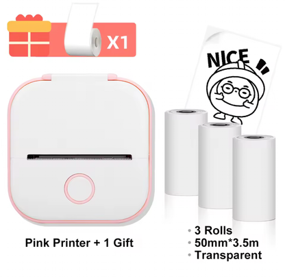 Mini Portable Thermal Printer – Wireless Inkless Pocket Printer