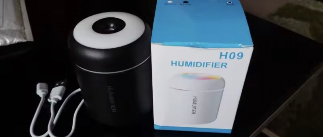 Compact Desktop Humidifier | Essential Oil Diffuser & Purifier