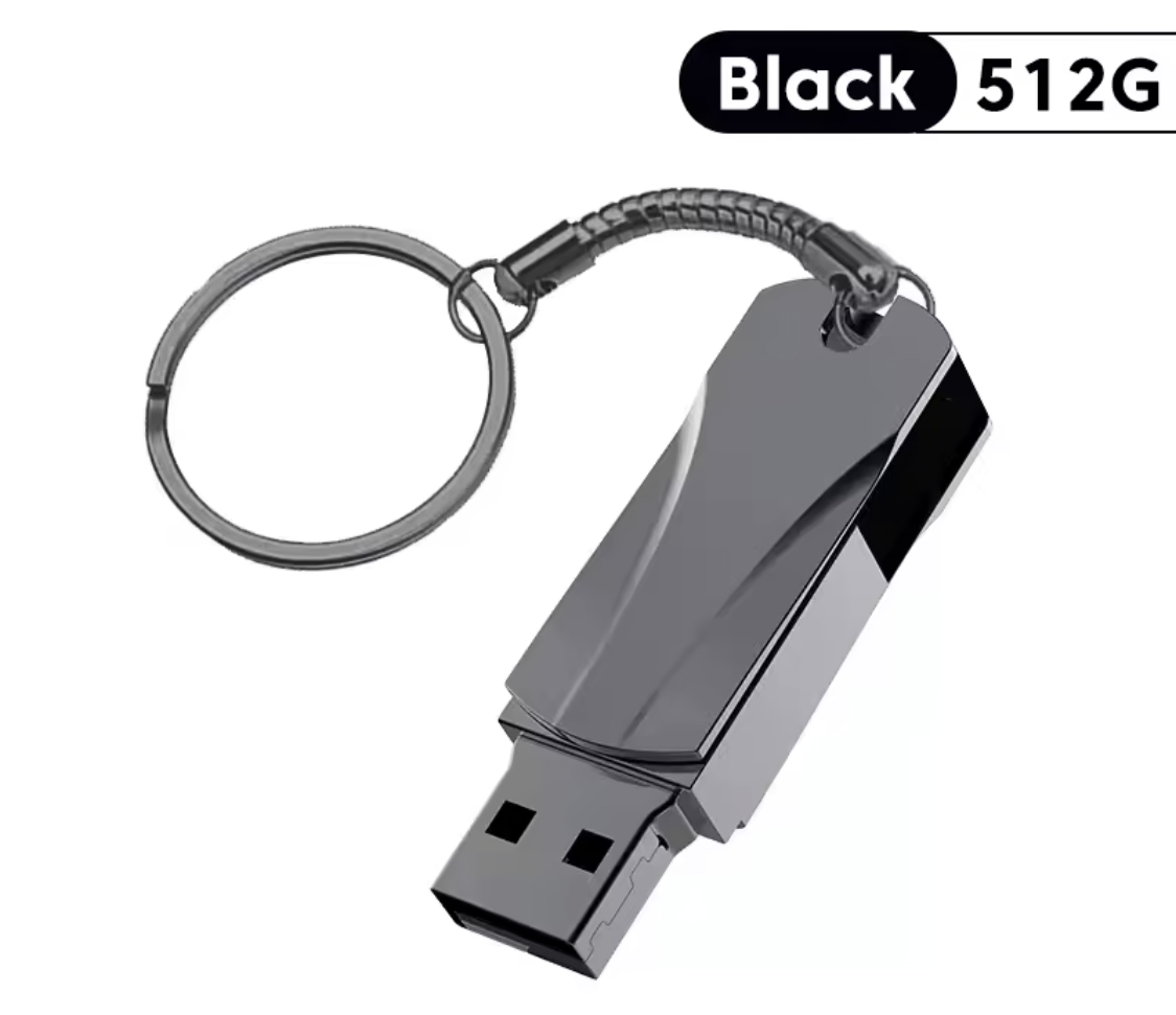 Mini Portable USB 3.0 High-Speed Flash Drive – Compact Metallic Pen Drive