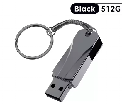 Mini Portable USB 3.0 High-Speed Flash Drive – Compact Metallic Pen Drive
