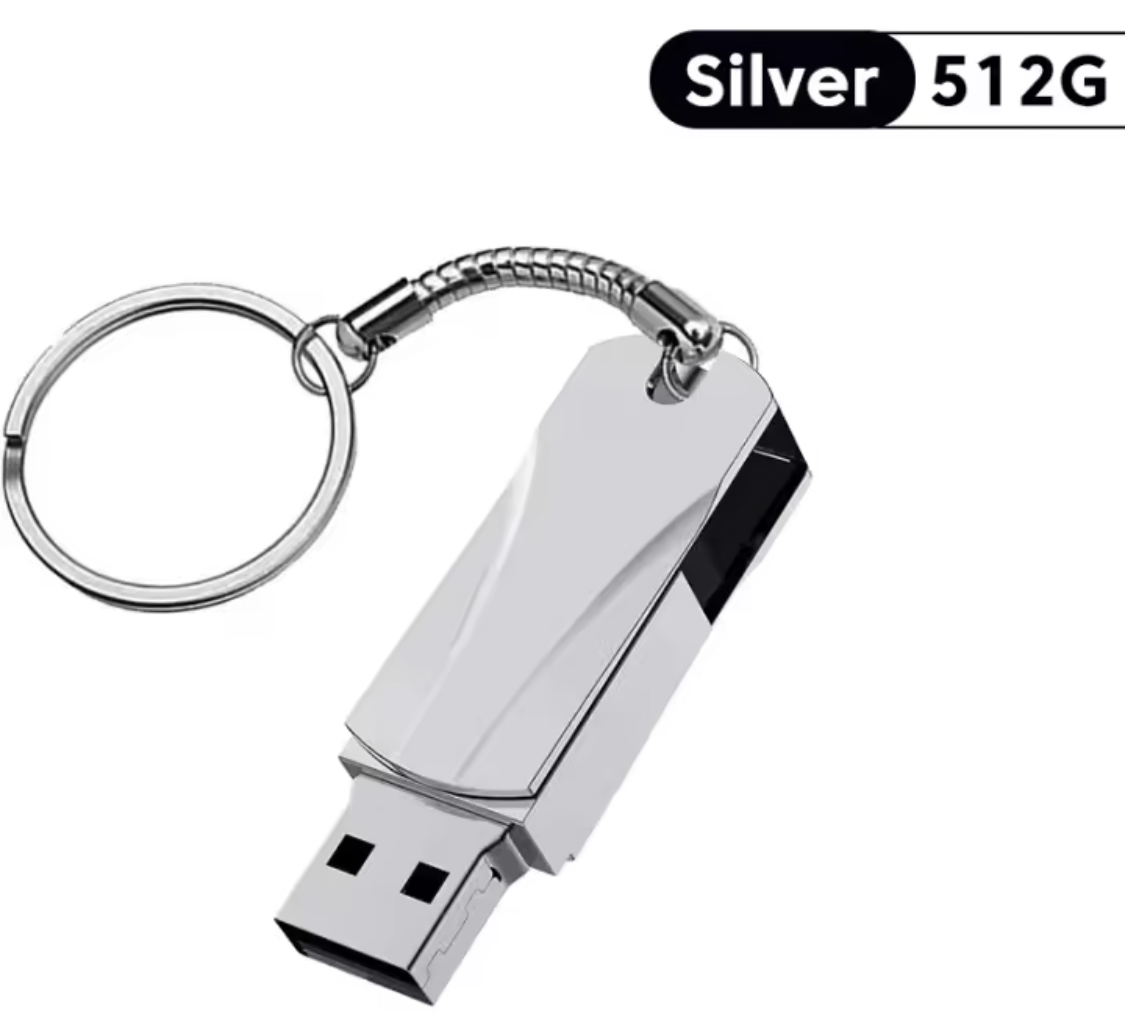 Mini Portable USB 3.0 High-Speed Flash Drive – Compact Metallic Pen Drive