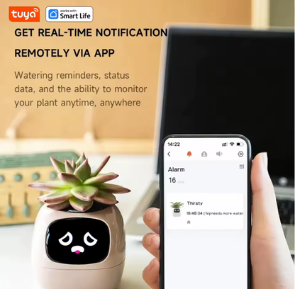 Gen 1 Ivy Smart Planter – Interactive AI Plant Pot with 49+ Rich Expressions & 7 Smart Sensors
