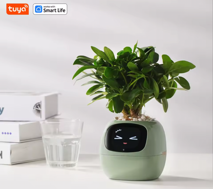 Gen 1 Ivy Smart Planter – Interactive AI Plant Pot with 49+ Rich Expressions & 7 Smart Sensors