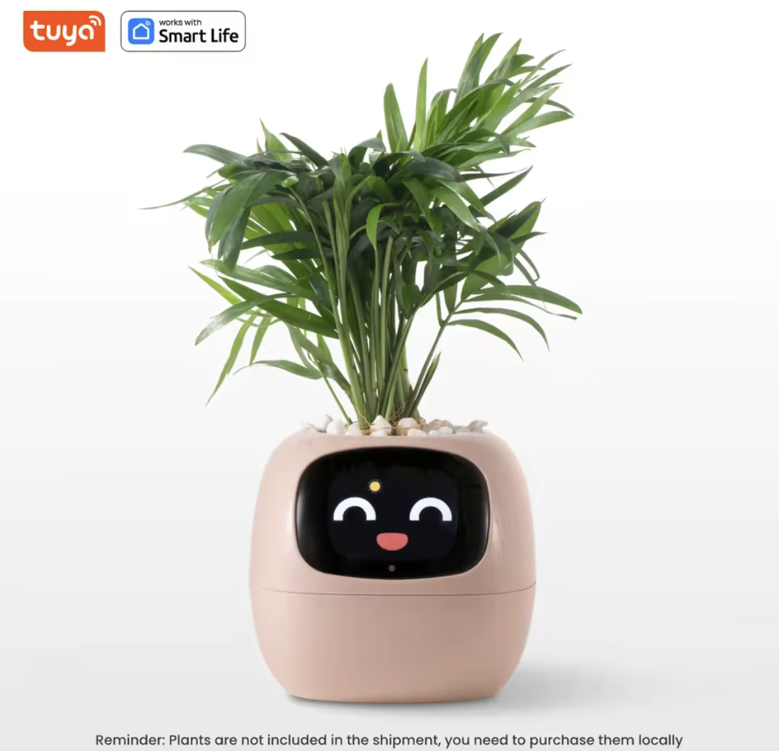 Gen 1 Ivy Smart Planter – Interactive AI Plant Pot with 49+ Rich Expressions & 7 Smart Sensors