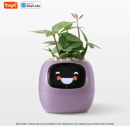 Gen 1 Ivy Smart Planter – Interactive AI Plant Pot with 49+ Rich Expressions & 7 Smart Sensors