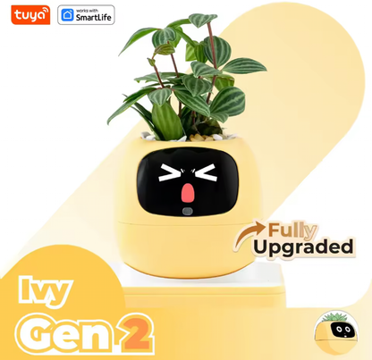 Gen 2 Ivy Smart Plant Robot – Interactive AI Plant Pet with 100+ Emojis & Premium Gift Box