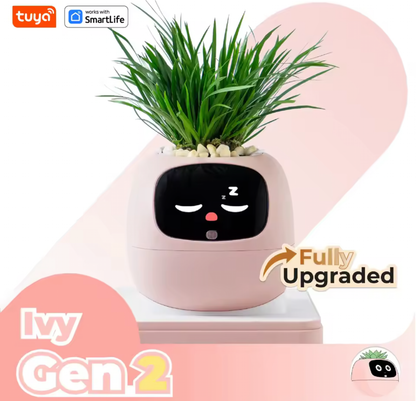 Gen 2 Ivy Smart Plant Robot – Interactive AI Plant Pet with 100+ Emojis & Premium Gift Box