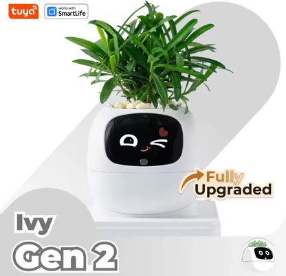 Gen 2 Ivy Smart Plant Robot – Interactive AI Plant Pet with 100+ Emojis & Premium Gift Box