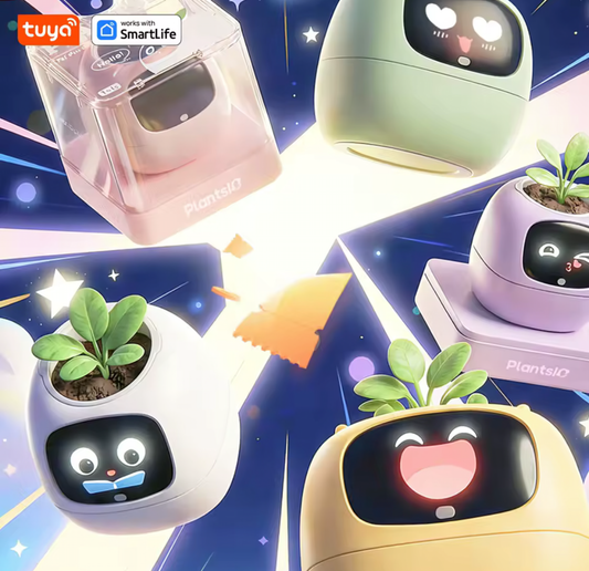 Gen 2 Ivy Smart Plant Robot – Interactive AI Plant Pet with 100+ Emojis & Premium Gift Box