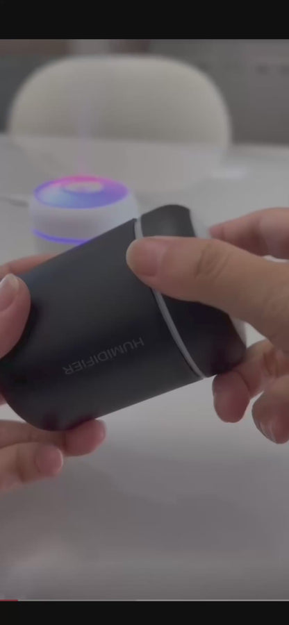 Compact Desktop Humidifier | Essential Oil Diffuser & Purifier